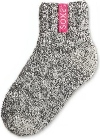 Actual product image Soxs Grey wool ladies socks bubblegum, short sock (Single pack, 38 - 41)