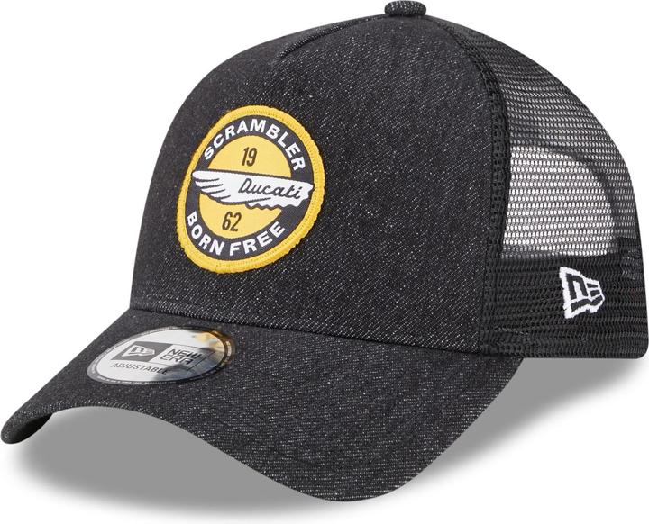 New Era Aframe Trucker Denim Ducati Motors (One Size)
