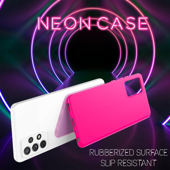 Immagine prodotto Nalia Custodia per cellulare in silicone al neon (Samsung Galaxy A72)