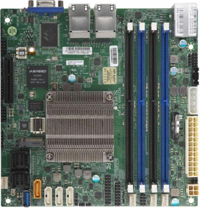 Supermicro A2SDi-8C-HLN4F - Motherboard - Mini-ITX (Onboard, Mini-ITX)