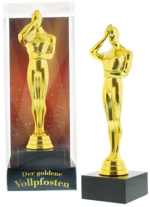 Actual product image Trend Import Joke article trophy The golden full post 9 x 23 x 9 cm