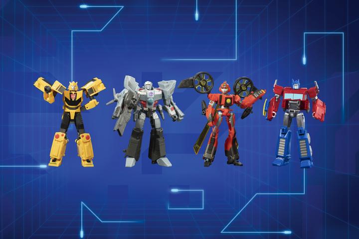 Actual product image Hasbro Transformers EarthSpark Warrior Class Optimus Prime toy