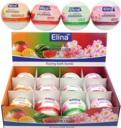 Magni Palla da bagno Elina med 180g 4x assortiti (Bombe da bagno)