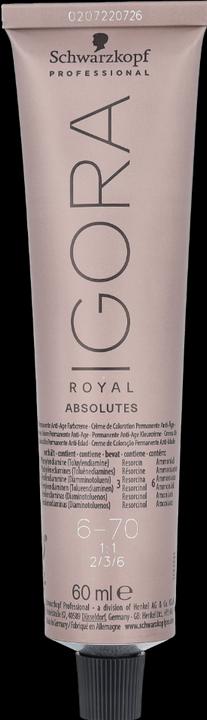 Immagine prodotto Schwarzkopf Professional Igora Royal Absolutes Age Blend Età Reale Assoluti (6-70 Biondo scuro rame naturale)