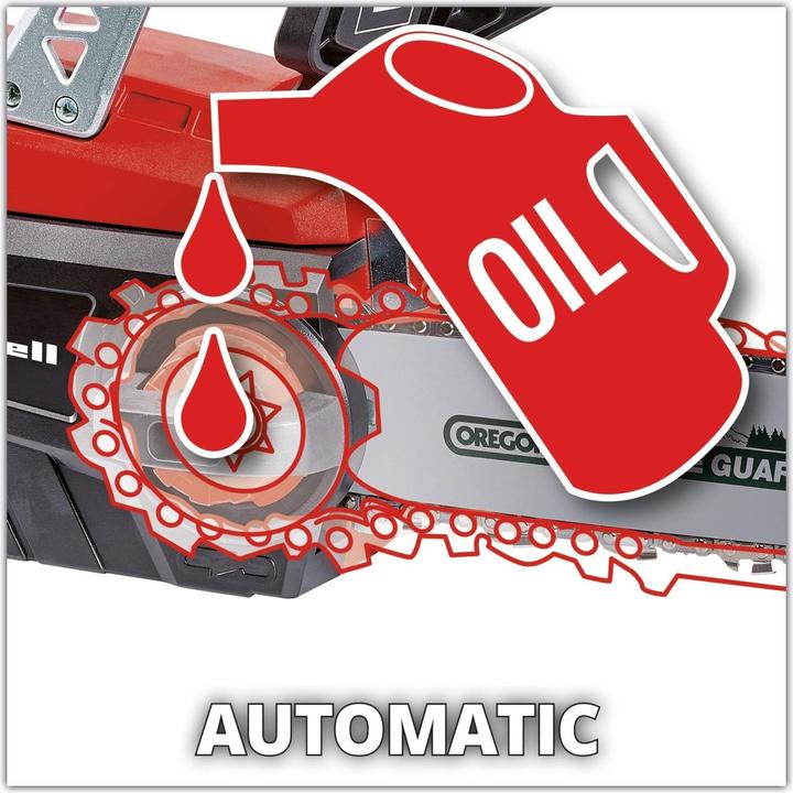 Actual product image Einhell Battery chainsaw GE-LC 18 Li Kit, 3 Ah, with replacement chain (Battery chain saw)