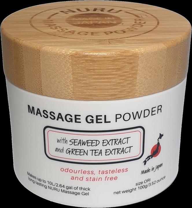 Produktbild Made in Japan «Nuru Massage Gel Powder - ORI Edition» Massagegel-Pulver mit Grünem Tee, 100g (100 ml)
