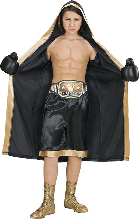 Immagine prodotto Widmann CAMPIONE DEL MONDO DI BOXER (giacca da boxe con cappuccio, pantaloncini, cintura, guantoni da (14, 15, 16)