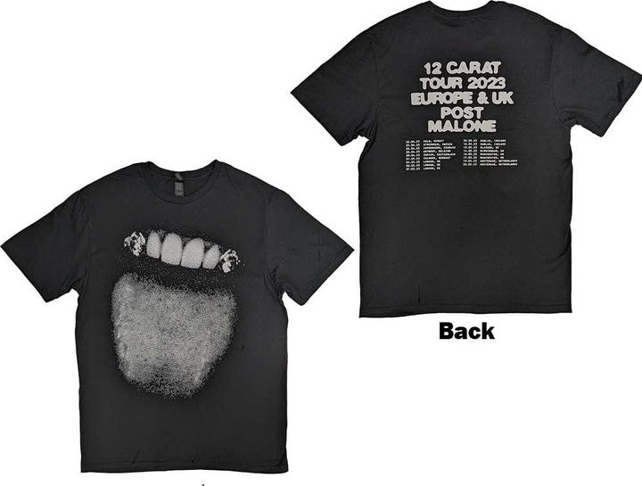 Post Malone Fangs 2023 Tour Dates Back Print (M)