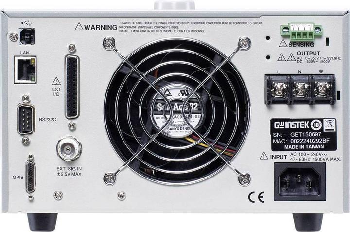 Actual product image GW Instek Laboratory power supply, adjustable ASR 2050R Programmable AC/DC Source