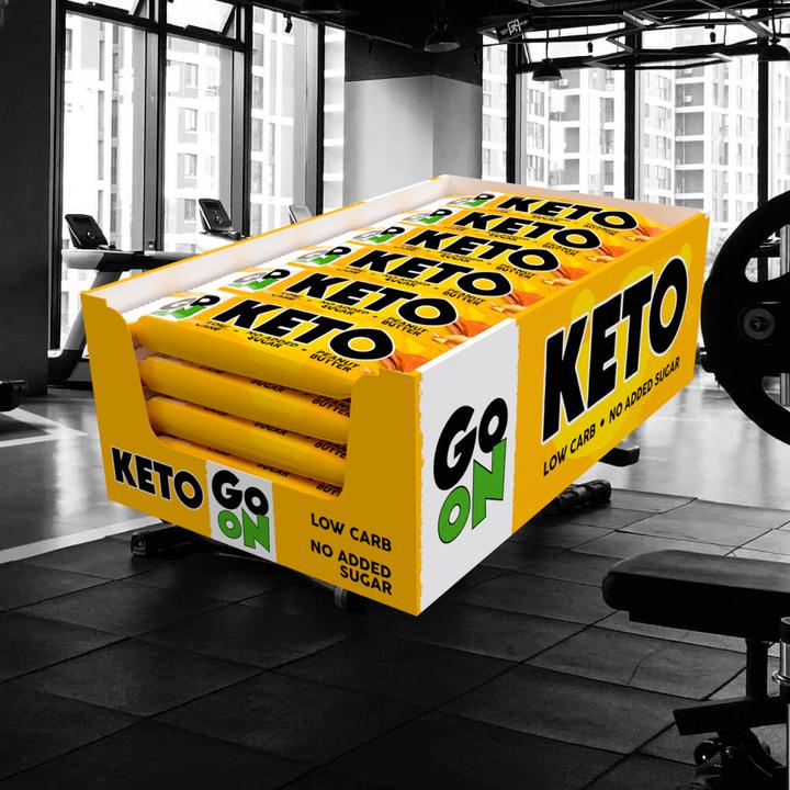 Produktbild Go On Nutrition Keto Bar (Peanut Butter, 24 Stk., 1200 g)