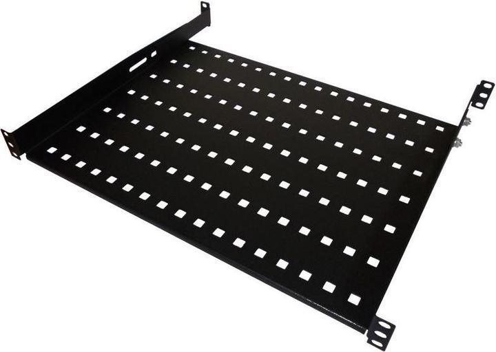 Produktbild Alantec SA-P-19-1U-350-4-C-02 Festes Regal 19 1U Tiefe 350mm schwarz