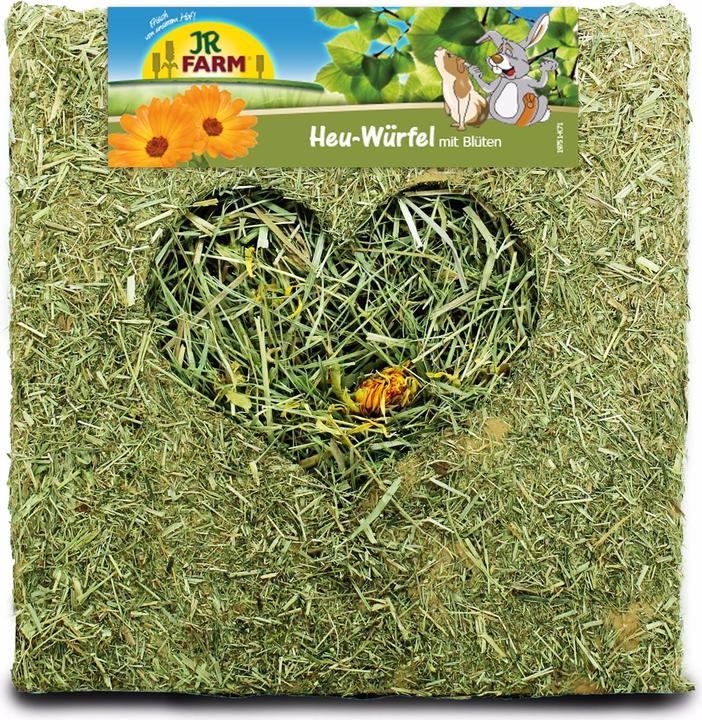 Image du produit JR Farm Cubes de foin avec fleurs (1.45 kg, 1 x)