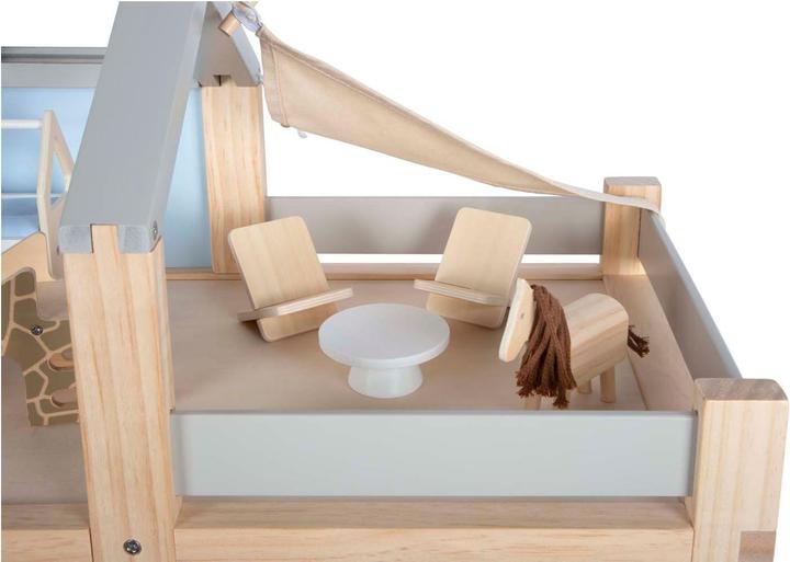 Produktbild small foot Puppenhaus Natur mit Möbeln