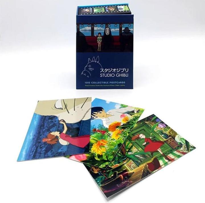 Produktbild Coffret 100 cartes postales de collection (Englisch, Studio Ghibli, 2019)
