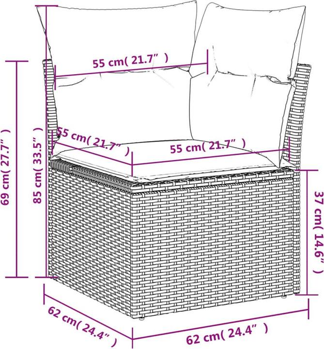 Actual product image VidaXL Shelf