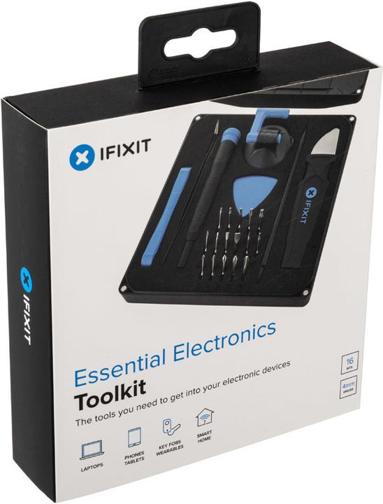 Actual product image iFixit Essential Electronics Toolkit - Tool set for smartphone and electronics repair.