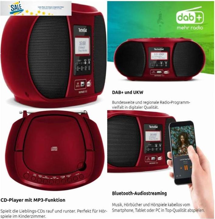 Produktbild TechniSat DigitRadio 1990 (DAB+, UKW, Bluetooth)