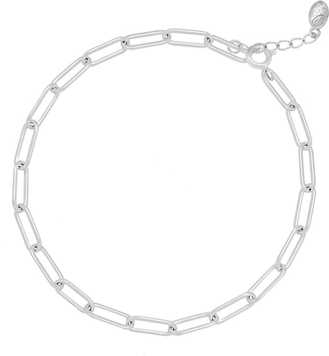 Produktbild Candy Paper-Clip-Armband Sanda, 925 Sterling Silber (20 cm, 925er Sterlingsilber, 925 Sterling Silber)