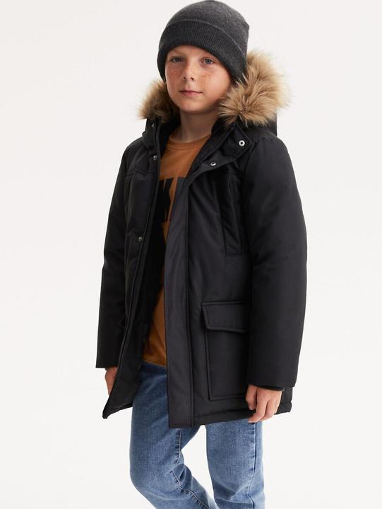 Actual product image La Redoute Collections Winter jacket with hood (94, 98)
