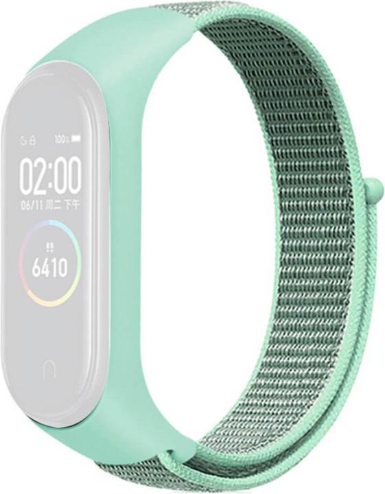 Produktbild Cover-Discount Xiaomi Mi Band - Nylon Armband Klettverschluss türkis (Nylon)