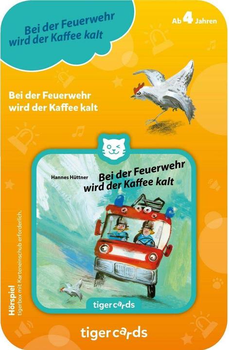Produktbild Tigermedia Bei der Feuerwehr wird der Kaffee kalt (Deutsch)