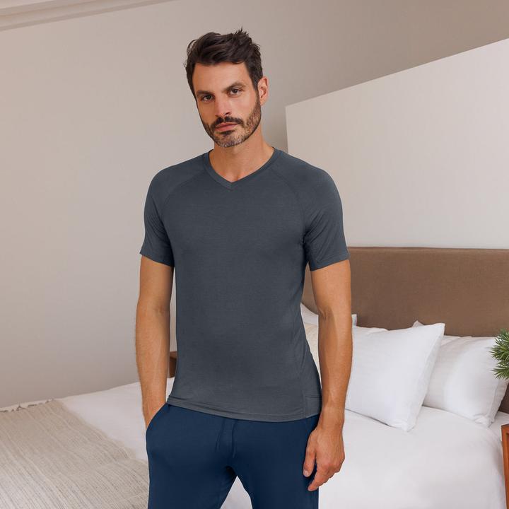 Produktbild Dagsmejan T Shirt Mit V Ausschnitt Br Nattwell Sleep Tech (L)