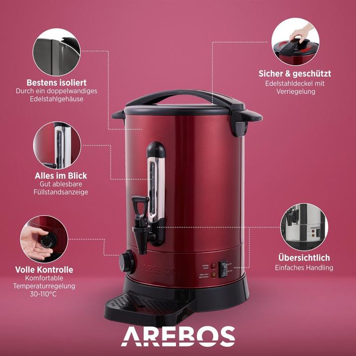 Actual product image Arebos Mulled wine cooker