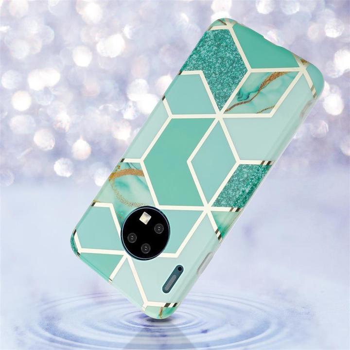 Actual product image Cadorabo IMD TPU Colorful Marble Cover (Mate 30)