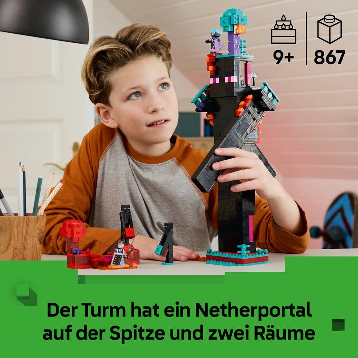 Immagine prodotto LEGO Der Enderman-Turm (21279, LEGO Minecraft)
