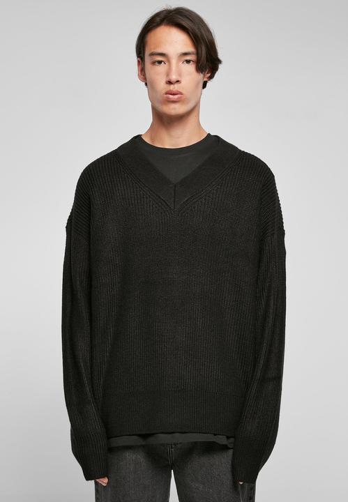 Actual product image Urban Classics V-Neck Sweater - 19953 (4XL)