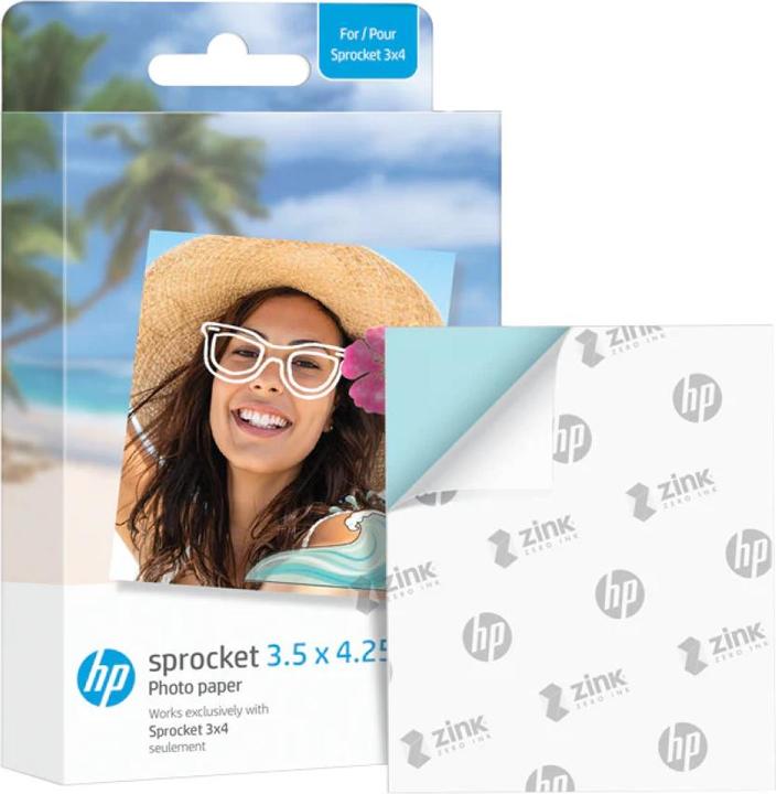 Actual product image HP Sprocket 3x4 Film (20) (3 x 4 inch, 20 x)