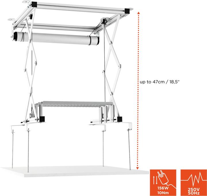 Immagine prodotto Celexon Expert PL300 - Sollevatore elettrico per proiettore (Soffitto)