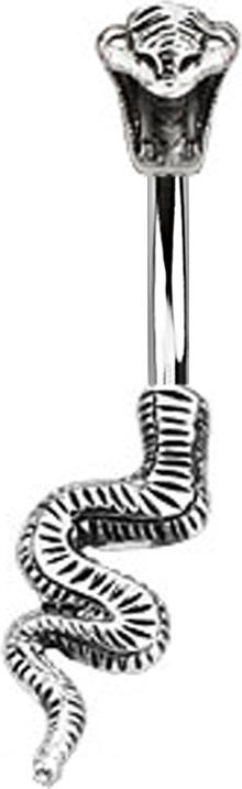 Produktbild Hollywood Body Jewelry Banane silber Cobra (ohne Messing, Chirurgenstahl 316L)