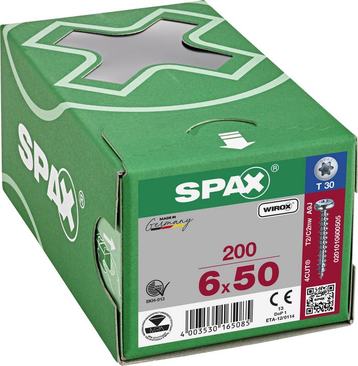 Image du produit Spax Vis pour panneaux agglomérés (200 Vis par pièce)