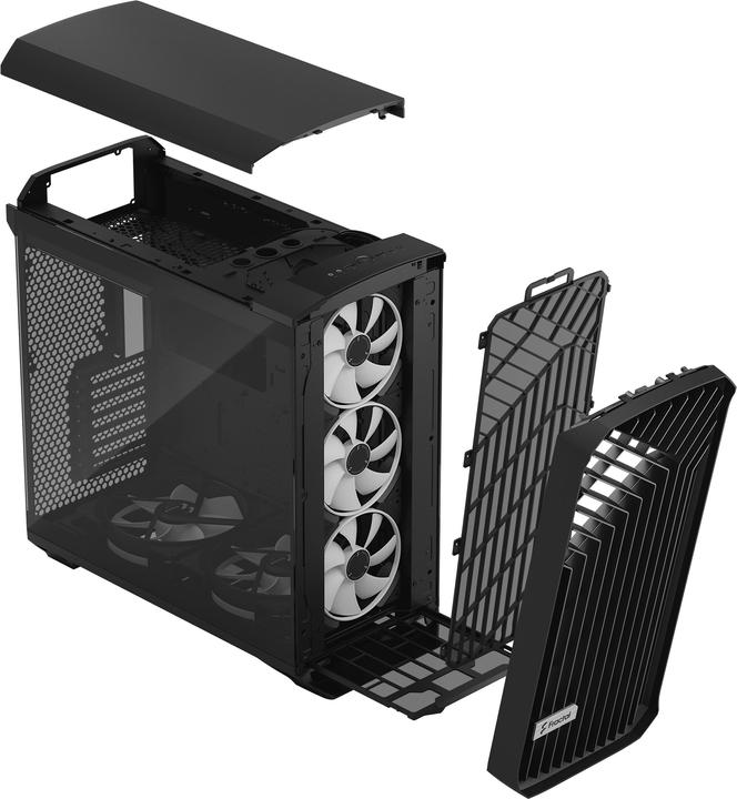 Productafbeelding Fractal Torrent RGB Zwart TG Licht (ATX, E-ATX, mATX, ITX, SSI EEB, SSI CEB)