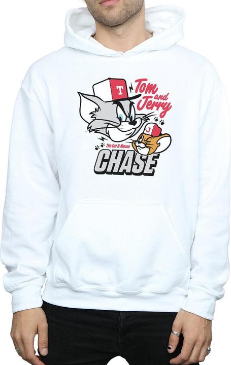 Actual product image Tom & Jerry Mens Cat & Mouse Chase Hoodie (S)