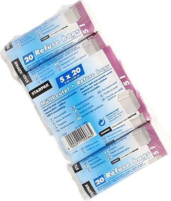Actual product image Papstar Bin liners (100 x, 5 l)