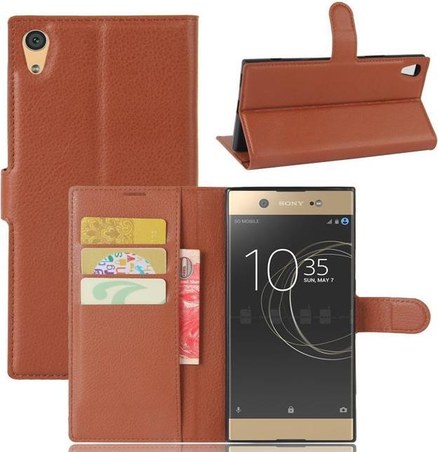 Actual product image MU Classic Leather cover with litchite texture (Sony Xperia XA1 Ultra)