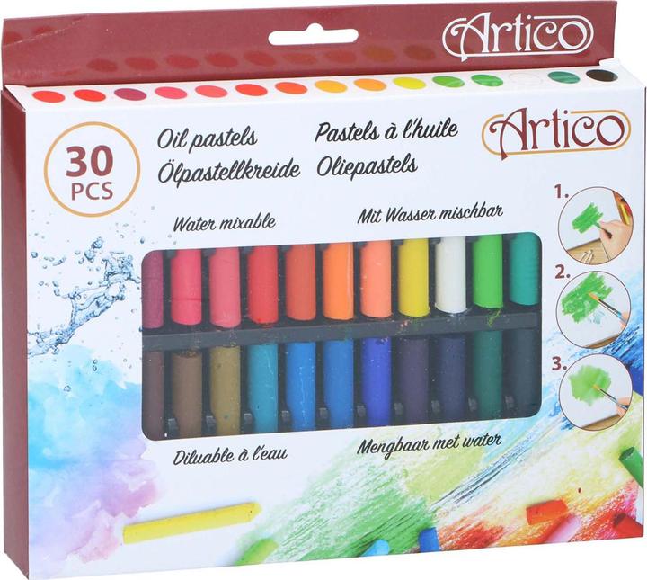 Produktbild Artico Öilpastellkreide (Mehrfarbig, 30 x)