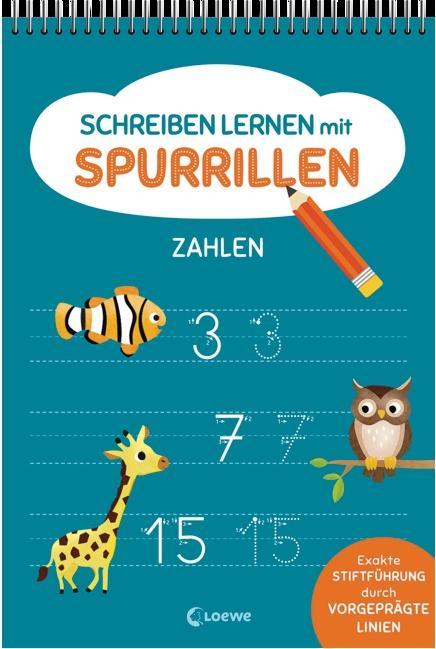 Produktbild Schreiben lernen mit Spurrillen - Zahlen (Deutsch, Carmen Eisendle, Loewe Lernen und Rätseln, 2023)