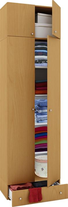 Immagine prodotto VCM Armadio multiuso in legno serie Vandol con ante a battente (238 x 70 x 40 cm)