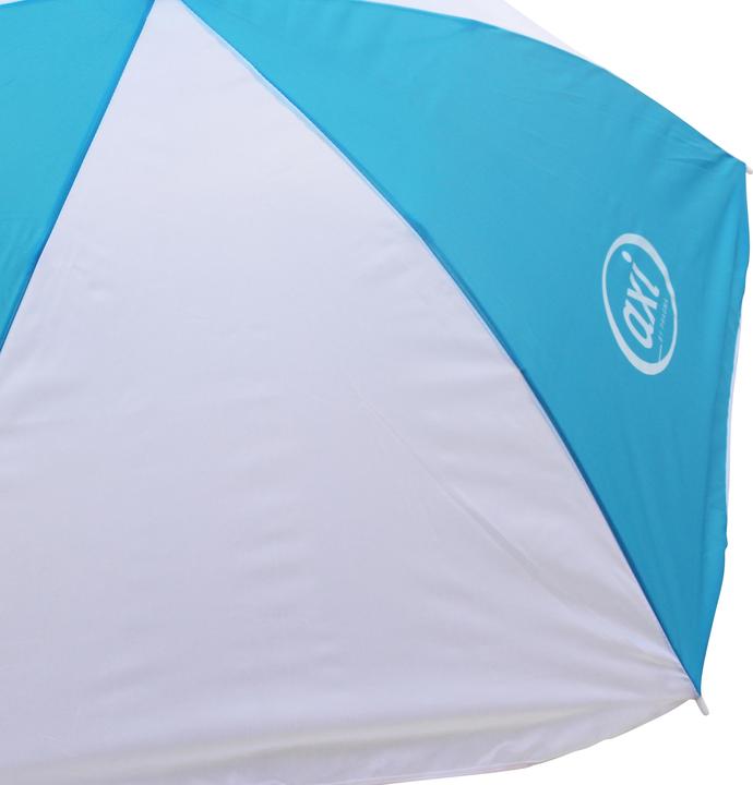 Actual product image Axi Nick Picnic Table Brown/White - Parasol Blue/White
