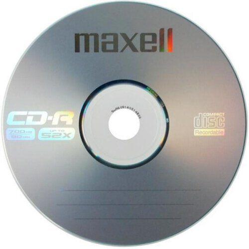 Actual product image Maxell CD-R 80XL 52x 100 Pack (100 x)