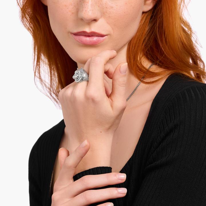 Actual product image Thomas Sabo Damenring Rebel at heart (62, 925 Silver)