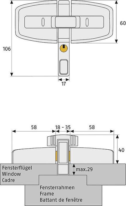 Immagine prodotto Abus DFS95 B AL0125