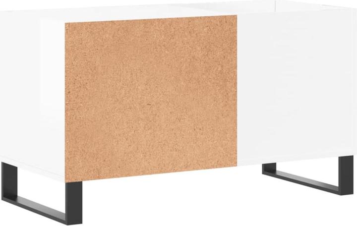 Produktbild VidaXL Plattenschrank Hochglanz-Weiss 85x38x48 cm Holzwerkstoff