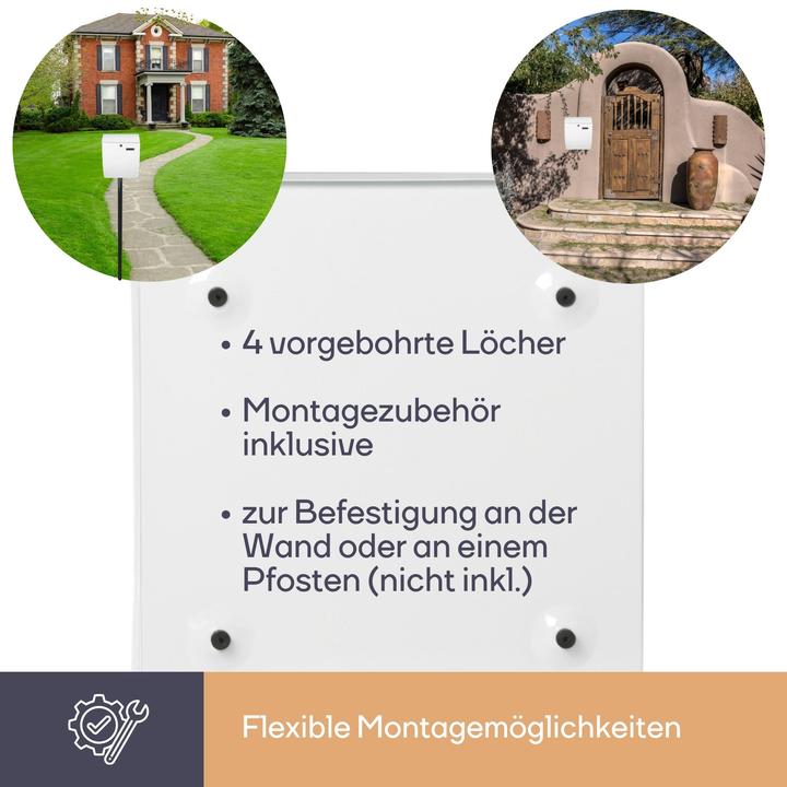 Productafbeelding Velleman Briefkasten - Nice - Weiss