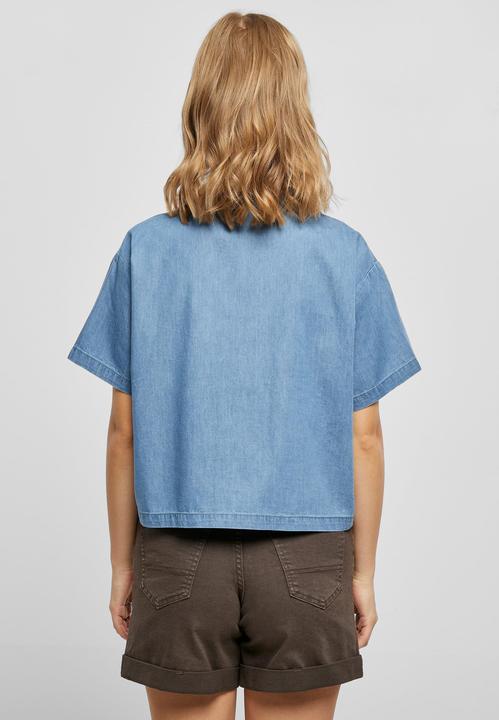 Produktbild Urban Classics Ladies Light Denim Resort Shirt (3XL)