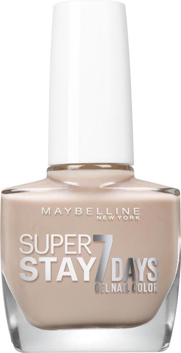 Actual product image Maybelline New York Superstay 7 Days City Nudes (890 Greige Steel, Gel-Effect Nail Polish)