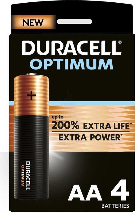 Produktbild Duracell Optimum 4er Pack AA Batterien (4 Stk., AA)